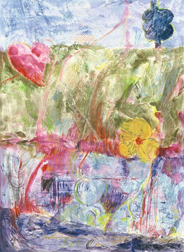 Poppies and hearts